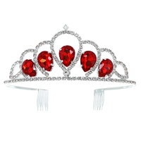 CRYSTAL TEARDROP PRINCESS TIARA